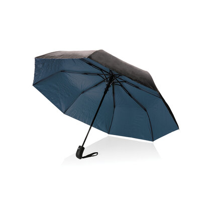 21" Impact AWARE&trade; RPET 190T Pongee dual colour mini umbrella