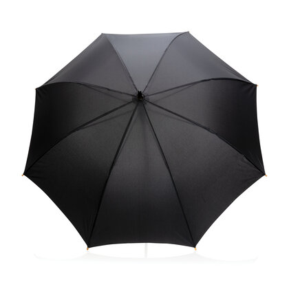 23" Impact AWARE&trade; RPET 190T auto open bamboo umbrella