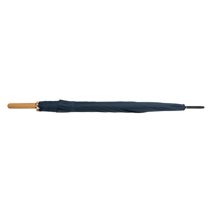 27" Impact AWARE&trade; RPET 190T auto open bamboo umbrella