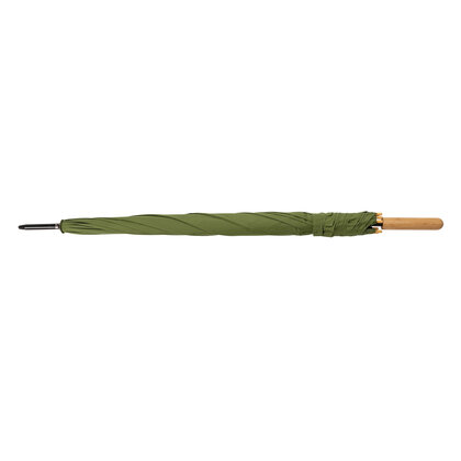 27" Impact AWARE&trade; RPET 190T auto open bamboo umbrella