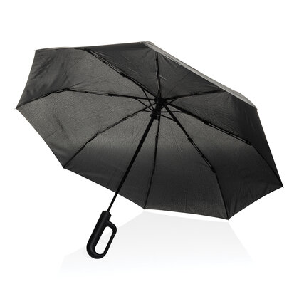 Yara 21" AWARE&trade; RPET solid colour umbrella with carabiner