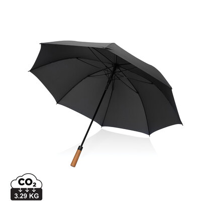 Tony  Aware&trade; RPET 30 inch acacia auto open umbrella