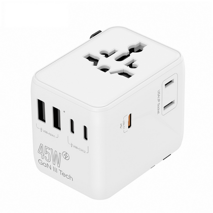 GAN 45W travel adaptor