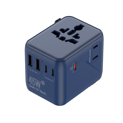 GAN 45W travel adaptor