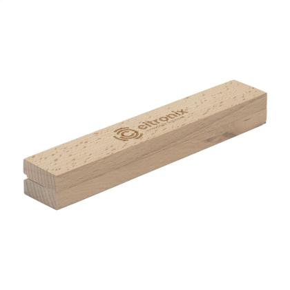 Beech wood case, single