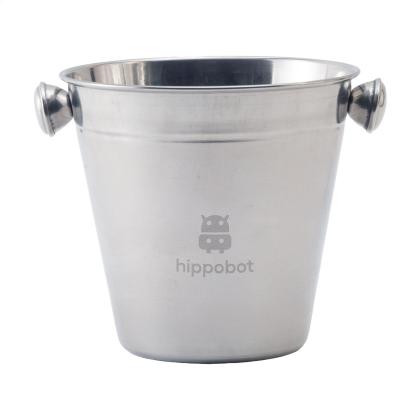Shiny Stainless Steel Ice Bucket 1.4 L