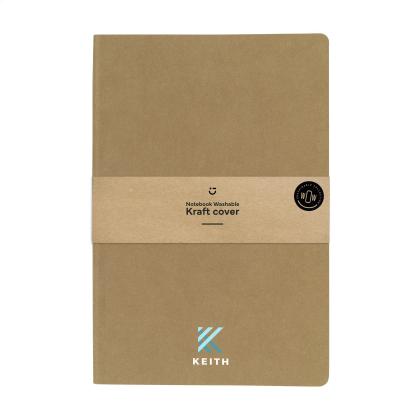 Paper Notebook GRS Washable Kraft Cover A5