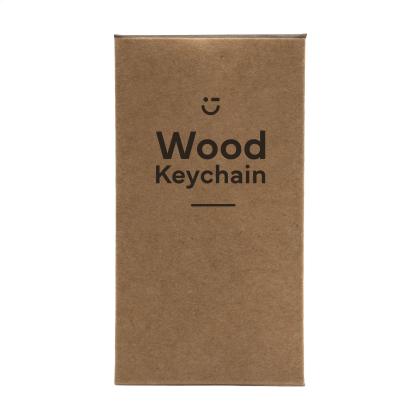WoodKey Circle keychain