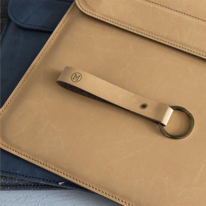 Recycled Leather Keyring