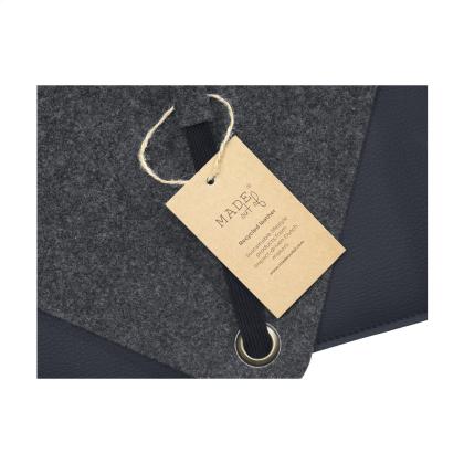 Recycled Felt & Apple Leather Laptop Sleeve 15/16