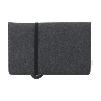 Recycled Felt & Apple Leather Laptop Sleeve 14 inch