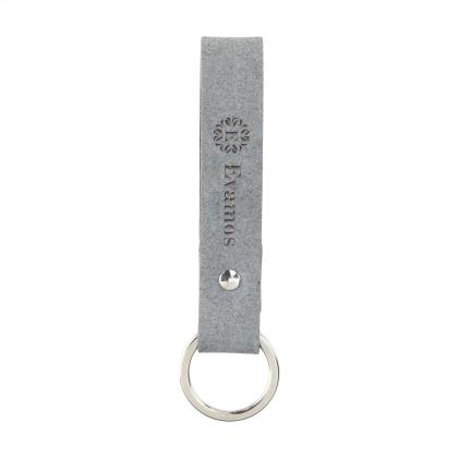 Recycled Denim Textile Keyring