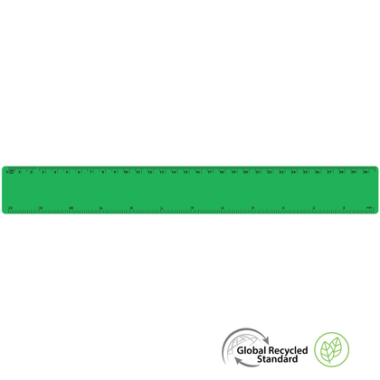 Ruler 30cm GRS Recycled - Green