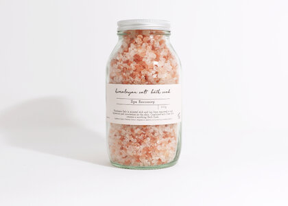 600g Himalayan Sea Salts in Glass Bottle