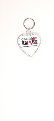 Heart shaped keyring