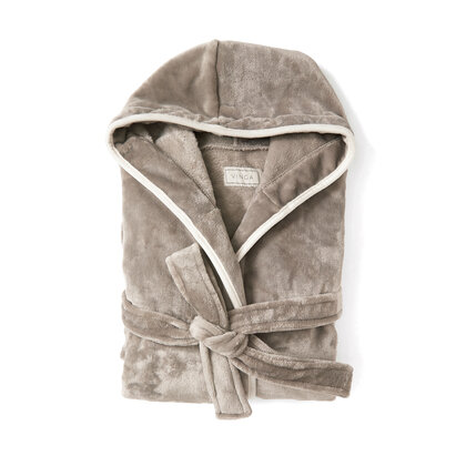 VINGA Louis luxury plush GRS RPET robe size S-M