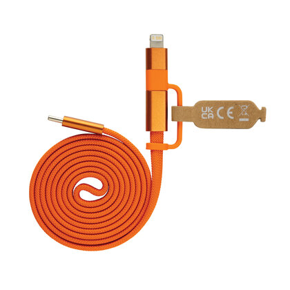Arc RCS recycled Ultra-thin 60W 2 in 1 magnetic cable