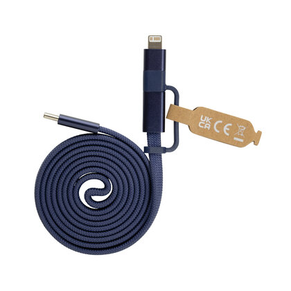 Arc RCS recycled Ultra-thin 60W 2 in 1 magnetic cable