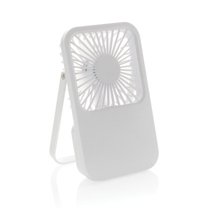 Aervina RCS recycled plastic re-chargeable desk fan