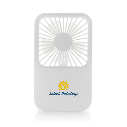 Aervina RCS recycled plastic re-chargeable desk fan