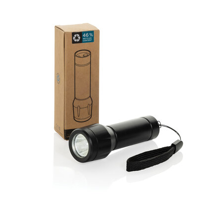 Flara RSC recycled plastic USB-rechargeable torch
