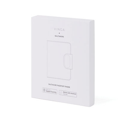 VINGA Baltimore RCS Passport Cover With Finder Dual