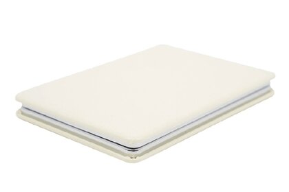 MIRORA Rectangular Faux Leather Compact Mirror