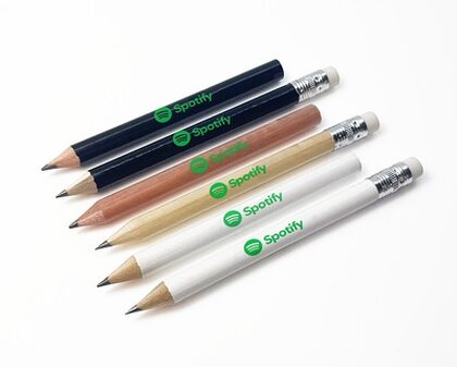 GOLF PENCIL PRINTED WITH ERASER