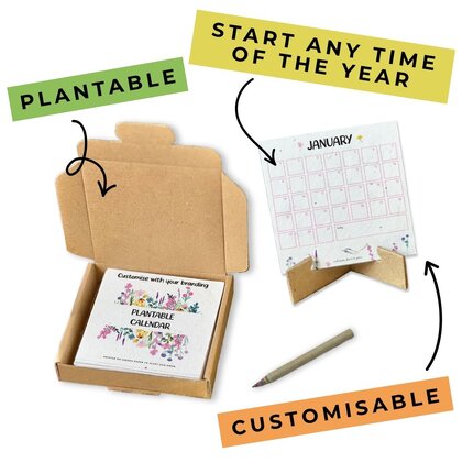 Plantable Desktop Calendar
