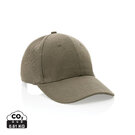Impact 6 panel 280gr Recycled cotton cap with AWARE&trade; tracer