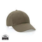 Impact 6 panel 190gr Recycled cotton cap with AWARE&trade; tracer
