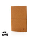 A5 GRS recycled leather notebook