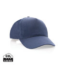 Impact 5 panel 190gr Recycled cotton cap with AWARE&trade; tracer