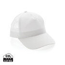 Impact AWARE&trade; Brushed rcotton 5 panel trucker cap 190gr