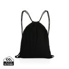 Impact AWARE&trade; recycled cotton drawstring backpack 145g