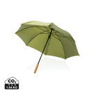 23" Impact AWARE&trade; RPET 190T auto open bamboo umbrella