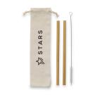 ECO Bamboe Straw Set bamboo straws