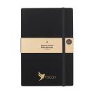Bamboo Journal Naked Spine Paper Notebook Black A5