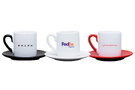 ATLAS Espresso Cup and Saucer with Handle