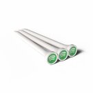 54MM WHITE BAMBOO GOLF TEES PRINTED 1 COLOUR IN THE CUP