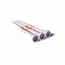 54MM WHITE BAMBOO GOLF TEES PRINTED 3 COLOURS IN THE CUP AND 2 COLOURS ON THE SHANK