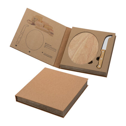 Cheese Set with Wooden Cutting Board