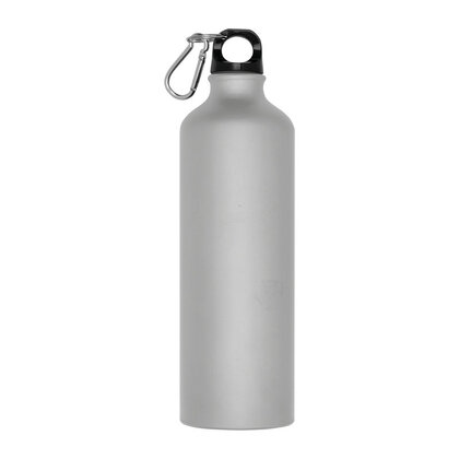 Metal Drinking Bottle with Carabiner Brno 800 ml