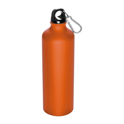 Metal Drinking Bottle with Carabiner Brno 800 ml