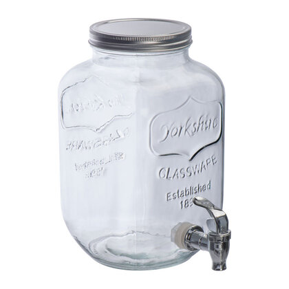 Drink Dispenser & 4 Drinking Glasses Set Acapulco