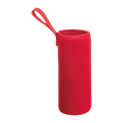 Glass Drinking Bottle in Neoprene Pouch Klagenfurt