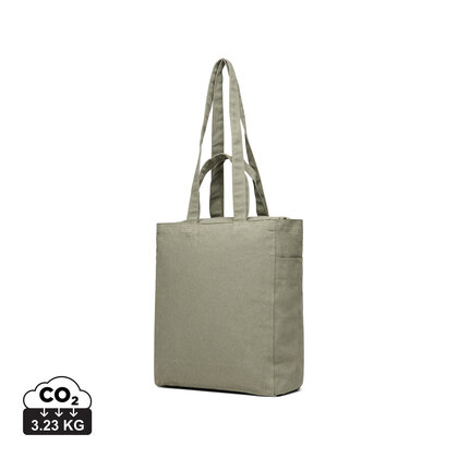 VINGA Hilo AWARE&trade; recycled canvas zip tote
