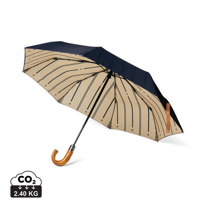 VINGA Bosler AWARE&trade; recycled pet 21" foldable umbrella