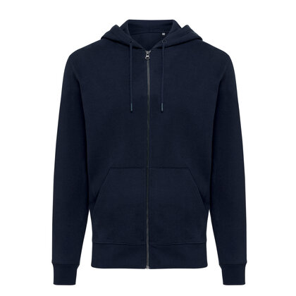IQONIQ Abisko recycled cotton zip through hoodie