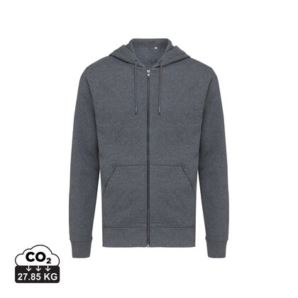 IQONIQ Abisko recycled cotton zip through hoodie